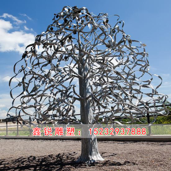 內(nèi)蒙雕塑廠家——不銹鋼小樹(shù)雕塑